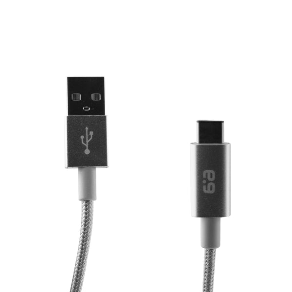 PureGear ( 61702PG ) 4Ft Charge and Sync Cable for USB-C Devices - Silver