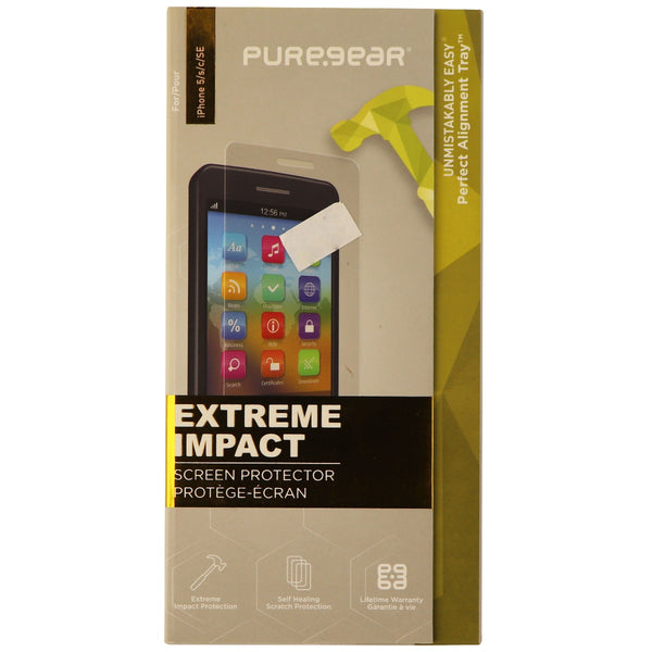 PureGear Extreme Impact Screen Protector w/ Alignment Tray for iPhone SE 5s 5 5C - PureGear - Simple Cell Shop, Free shipping from Maryland!