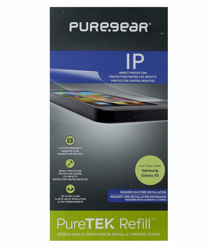 PureGear HD Clarity PureTEK Screen Protector Refill for Samsung Galaxy S5 - PureGear - Simple Cell Shop, Free shipping from Maryland!