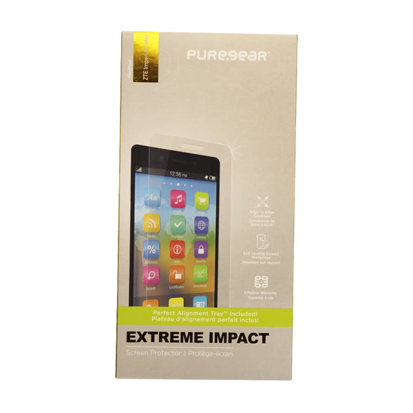 PureGear Extreme Impact Series Screen Protector for ZTE Imperial Max - Clear - PureGear - Simple Cell Shop, Free shipping from Maryland!
