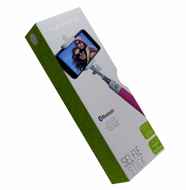 PureGear Bluetooth Selfie Stick with Remote Shutter for iPhone/Android - Pink - PureGear - Simple Cell Shop, Free shipping from Maryland!