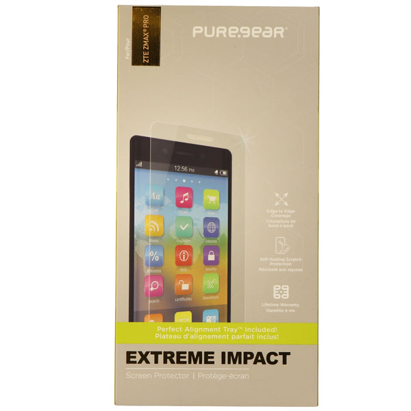 PureGear Extreme Impact Screen Protector with Alignment Tray for ZTE ZMAX Pro - PureGear - Simple Cell Shop, Free shipping from Maryland!