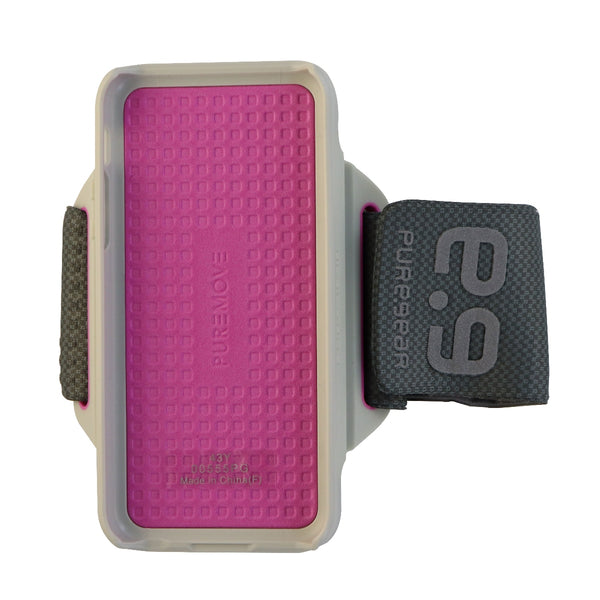 PureGear PureMove Series Sports Armband Case for iPhone SE 5s 5 5C - Gray/Pink - PureGear - Simple Cell Shop, Free shipping from Maryland!