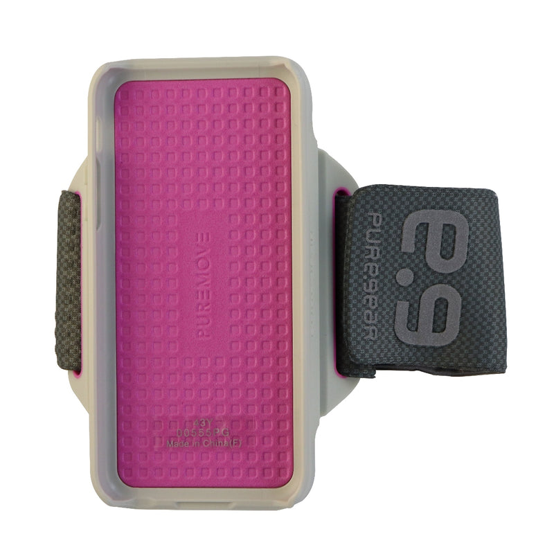 PureGear PureMove Series Sports Armband Case for iPhone SE 5s 5 5C - Gray/Pink - PureGear - Simple Cell Shop, Free shipping from Maryland!