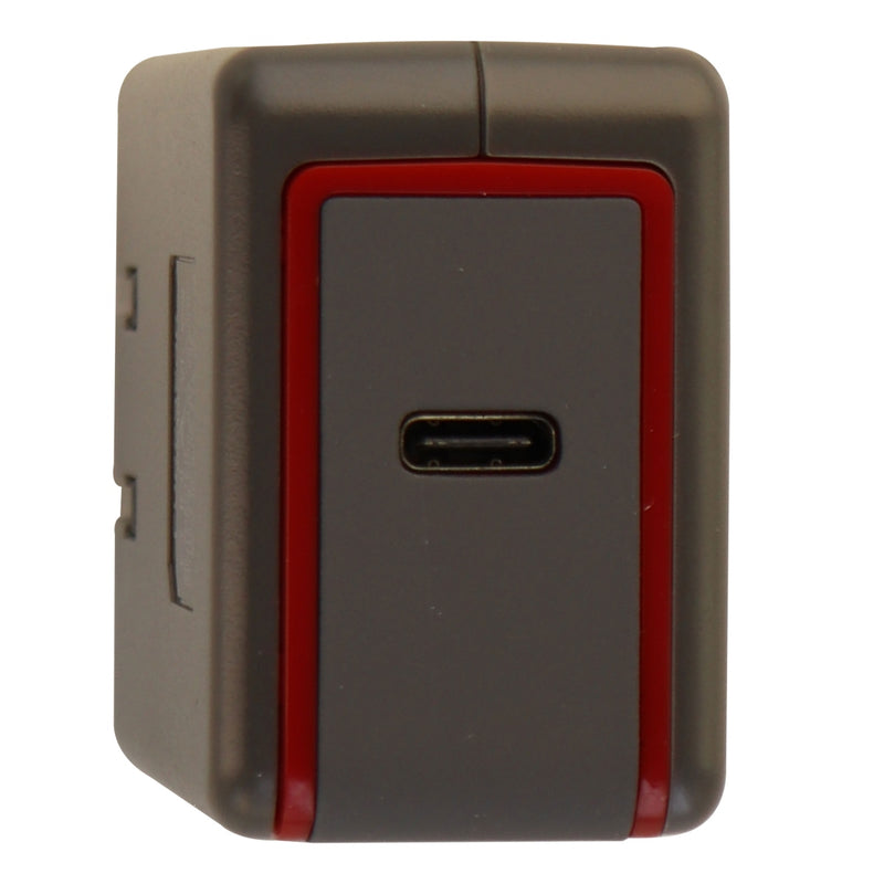PureGear 24W USB-C Wall Charging Adapter for Type C Cables - Gray and Red - PureGear - Simple Cell Shop, Free shipping from Maryland!