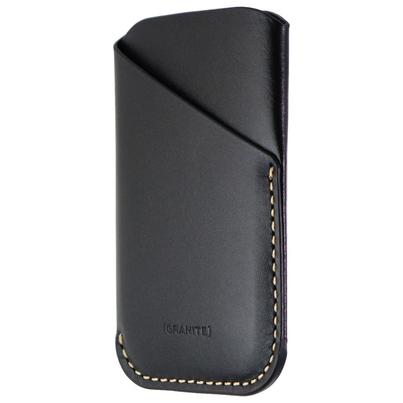 Granite Genuine Leather Sleeve Case for Palm Smartphones - Black - Granite - Simple Cell Shop, Free shipping from Maryland!