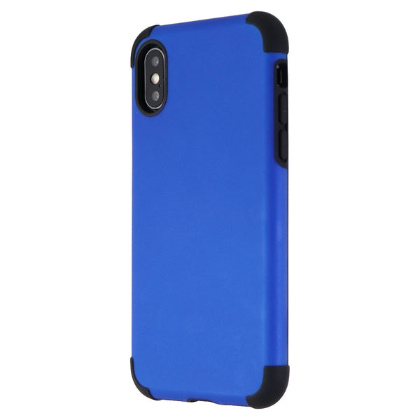Verizon Rubberized Slim Case for Apple iPhone XS and iPhone X - Blue/Black - Verizon - Simple Cell Shop, Free shipping from Maryland!
