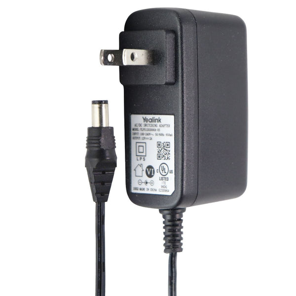 Yealink (12V/2A) AC/DC Switching Power Supply - Black (YLPS1202000A-US) - Yealink - Simple Cell Shop, Free shipping from Maryland!