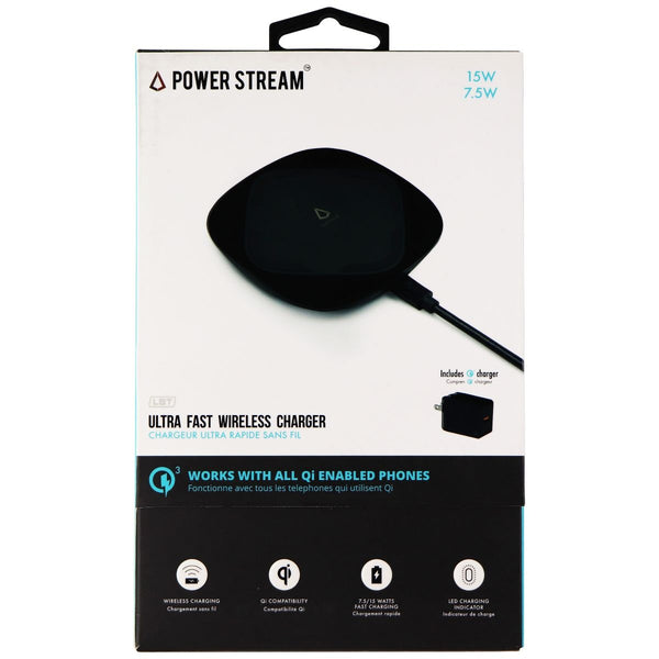 LBT Wireless Charger Pad Ultra-Fast 15W Qi Certified for Smartphones - Black - LBT - Simple Cell Shop, Free shipping from Maryland!