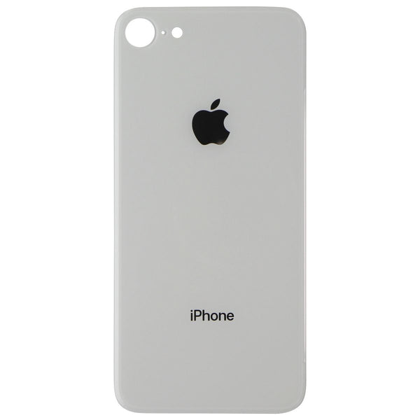 Repair Part - Back Glass Panel for Apple iPhone 8 - White with Logo