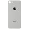 Repair Part - Back Glass Panel for Apple iPhone 8 - White with Logo