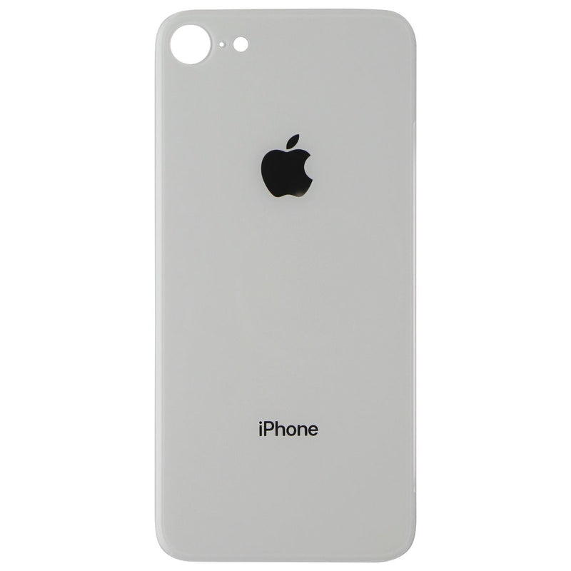 Repair Part - Back Glass Panel for Apple iPhone 8 - White with Logo
