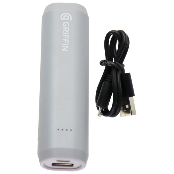 Griffin (2,600mAh) Reserve Power Bank Single USB Portable Charger - Gray - Griffin Technology - Simple Cell Shop, Free shipping from Maryland!