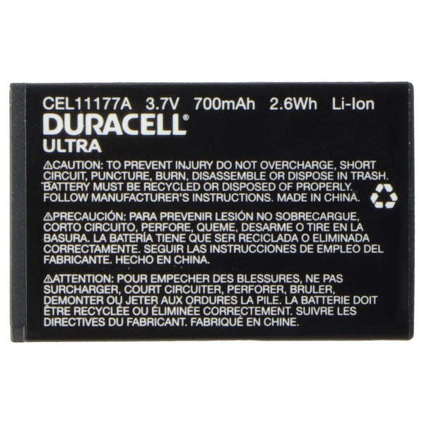 Duracell Ultra CEL11177A (3.7V/700mAh/2.6Wh) Li-Ion Battery - Duracell - Simple Cell Shop, Free shipping from Maryland!