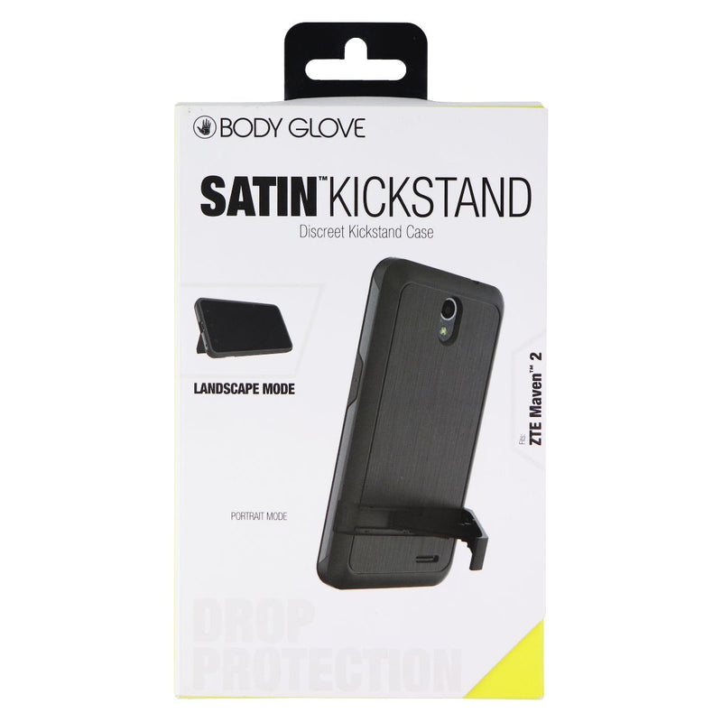 Body Glove Satin Kickstand Case for ZTE Maven 2 - Black - Body Glove - Simple Cell Shop, Free shipping from Maryland!