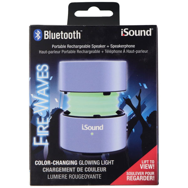 iSond Fire Waves Portable Color-Changing Glowing Bluetooth Speaker - Silver - iSound - Simple Cell Shop, Free shipping from Maryland!