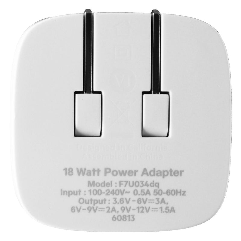 Belkin (18W) USB Power Adapter Wall Charger - Silver/Gray (F7U034dq) - Belkin - Simple Cell Shop, Free shipping from Maryland!