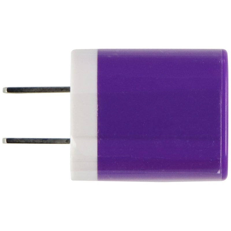Universal (5V/2.1A) Dual USB Charger Travel Adapter - Purple/White (PT-WC-13PRP) - Unbranded - Simple Cell Shop, Free shipping from Maryland!