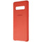 Samsung Silicon Cover Case for Galaxy S10 - (EF-PG973) - Orange - Samsung - Simple Cell Shop, Free shipping from Maryland!