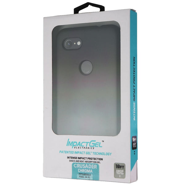 Impact Gel Crusader Chroma Series Case for Google Pixel 3A XL - Black - Impact Gel - Simple Cell Shop, Free shipping from Maryland!