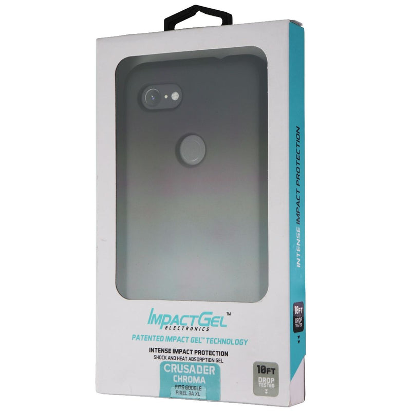 Impact Gel Crusader Chroma Series Case for Google Pixel 3A XL - Black - Impact Gel - Simple Cell Shop, Free shipping from Maryland!