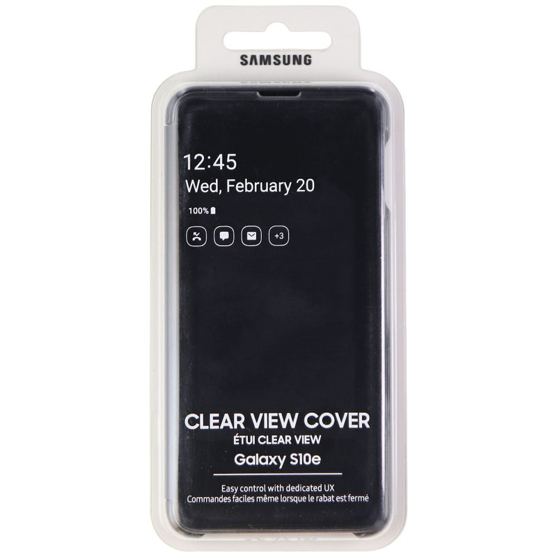 Samsung Clear View Cover Case for Samsung Galaxy S10e - Black - Samsung - Simple Cell Shop, Free shipping from Maryland!