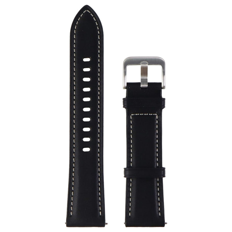 Samsung Leather Stitch Band for 20mm Watches - Black (ET-SLR85SBEGUJ) - Samsung Electronics - Simple Cell Shop, Free shipping from Maryland!