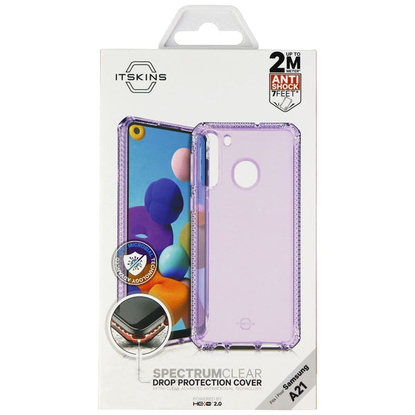 ITSKINS Spectrum Clear Series Case for Samsung Galaxy A21 - Light Purple - ITSKINS - Simple Cell Shop, Free shipping from Maryland!