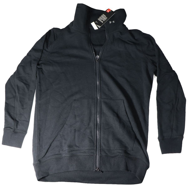Under Armour Womens Long Neck Zip-Up Sweatshirt - Black - Medium M - Under Armour - Simple Cell Shop, Free shipping from Maryland!