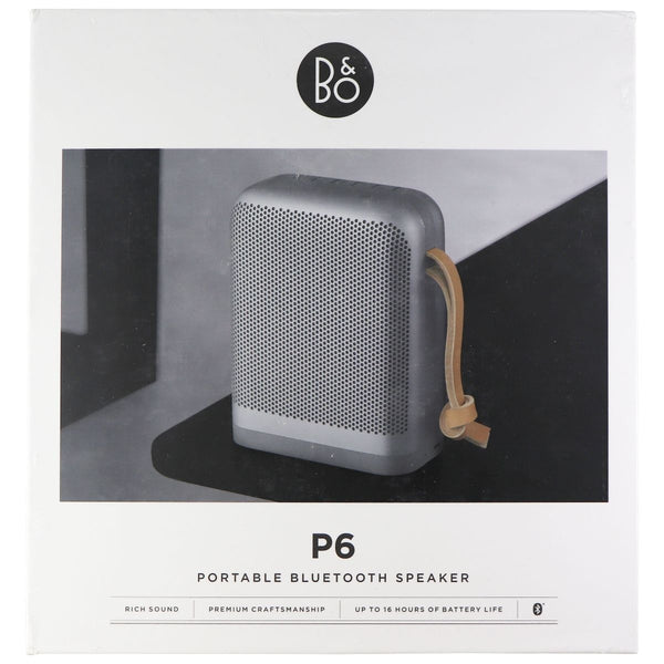 Bang & Olufsen Beoplay P6 Portable Bluetooth Speaker with Mic - Natural/Silver - Bang & Olufsen - Simple Cell Shop, Free shipping from Maryland!