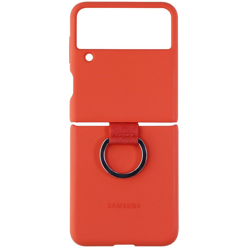 Samsung Silicone Protective Cover with Ring for Galaxy Z Flip3 5G - Coral - Samsung Electronics - Simple Cell Shop, Free shipping from Maryland!