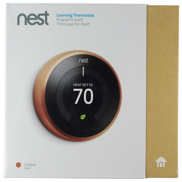 Google Nest Learning Thermostat for Home (3rd Gen) Works with Alexa - Copper - Google - Simple Cell Shop, Free shipping from Maryland!
