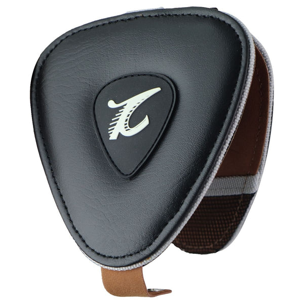 XTON Guitar Picks Holder for Acoustic & Electric Guitar - Black Leather/Brown - XTON - Simple Cell Shop, Free shipping from Maryland!