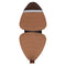 XTON Guitar Picks Holder for Acoustic & Electric Guitar - Black Leather/Brown - XTON - Simple Cell Shop, Free shipping from Maryland!