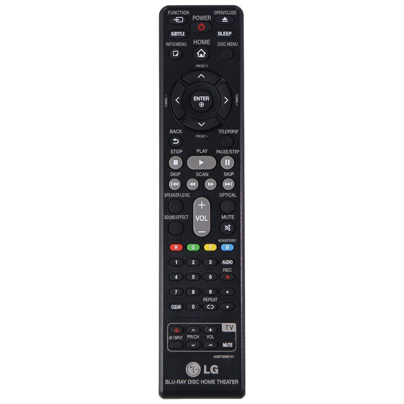 LG Remote Control (AKB73596101) Blu-Ray Disc Home Theater Remote - Black - LG - Simple Cell Shop, Free shipping from Maryland!