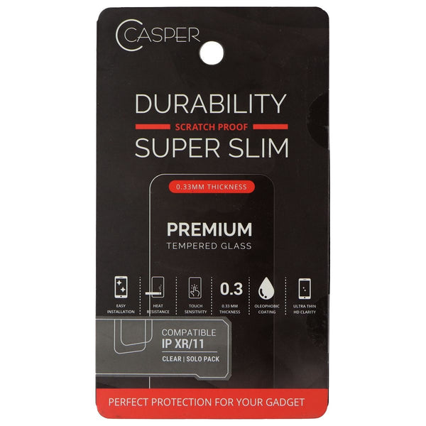 Casper Premium Tempered Glass Clear iPhone XR/11 - Casper - Simple Cell Shop, Free shipping from Maryland!
