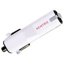 Xentris (4.8A) Dual USB Vehicle Car Charger/Adapter - White/Black Carbon - Xentris - Simple Cell Shop, Free shipping from Maryland!