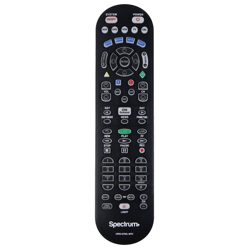Spectrum Remote Control (UR5U-8780L-BHC) for Select Spectrum Devices - Black - Spectrum - Simple Cell Shop, Free shipping from Maryland!