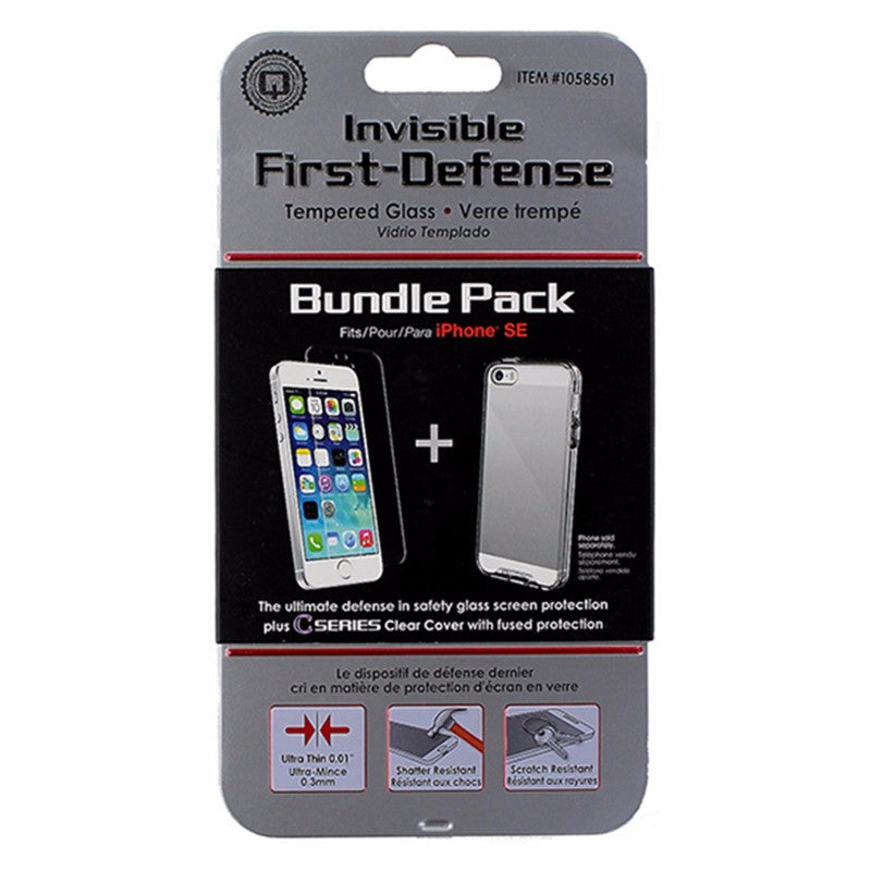 Qmadix C Series Ultra Thin Hybrid Case for Apple iPhone 5/5s/SE 1st Gen - Clear - Qmadix - Simple Cell Shop, Free shipping from Maryland!