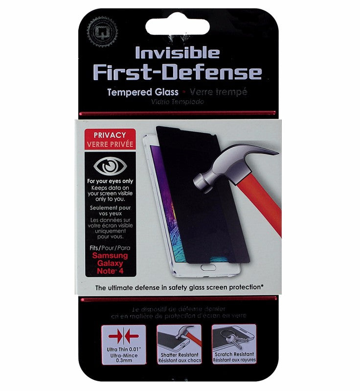 Qmadix Invisible First-Defense Tempered Glass for Samsung Galaxy Note 4 - Qmadix - Simple Cell Shop, Free shipping from Maryland!