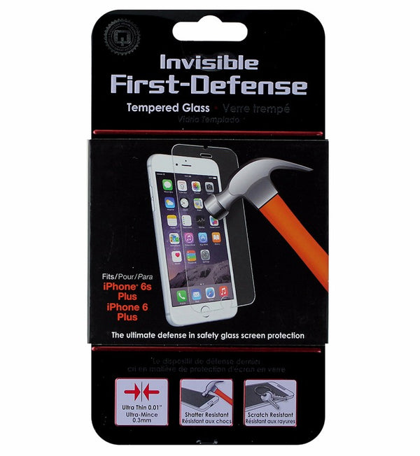 Qmadix Invisible First-Defense Tempered Glass for iPhone 6 Plus/6s Plus - Clear - Qmadix - Simple Cell Shop, Free shipping from Maryland!
