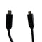 Qmadix (QM-PDUCUC10G)  3.3ft Charging Data Sync Cable for USB-C Devices - Black