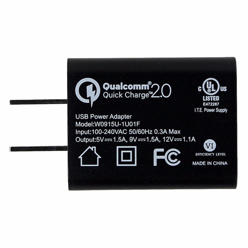 Qualcomm Quick Charge 2.0 USB Power Adapter W0915U-1U01F - Qualcomm - Simple Cell Shop, Free shipping from Maryland!