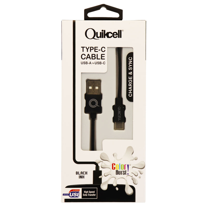Quikcell (LIVECOLORFUL) 3Ft Charge and Sync Cable for USB-C Devices - Black - Quikcell - Simple Cell Shop, Free shipping from Maryland!