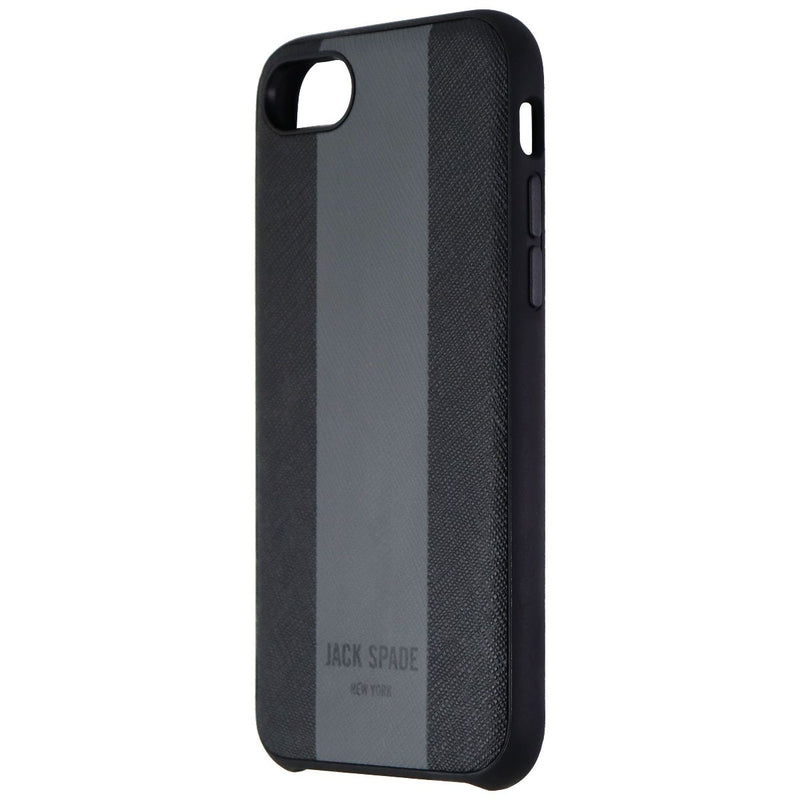 Jack Spade Snap Case for iPhone SE (2nd Gen) & 8 / 7 - Black/Gray Stripe - Jack Spade - Simple Cell Shop, Free shipping from Maryland!