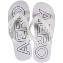 AEROPOSTALE Logo Flip-Flops - White / Logo (Size: US Large - 10/11) - Aeropostale - Simple Cell Shop, Free shipping from Maryland!