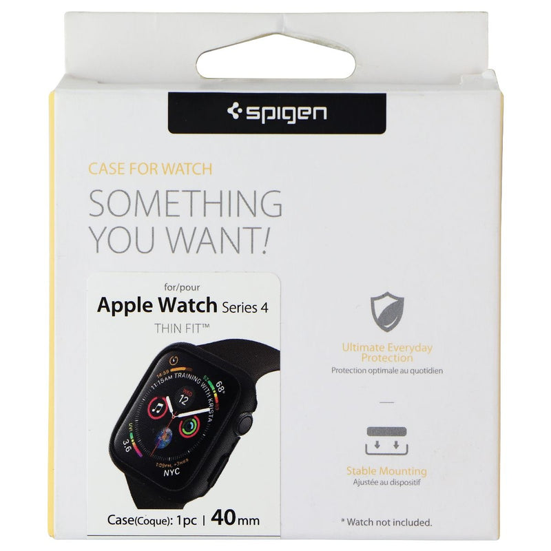 Spigen Thin Fit Series Case for Apple Watch Series 6/5/4 & SE2/SE (40mm) - Black - Spigen - Simple Cell Shop, Free shipping from Maryland!