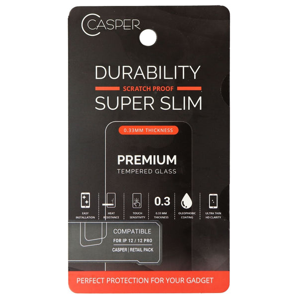 Casper Premium Tempered Glass Clear iPhone 12/12 Pro - Casper - Simple Cell Shop, Free shipping from Maryland!