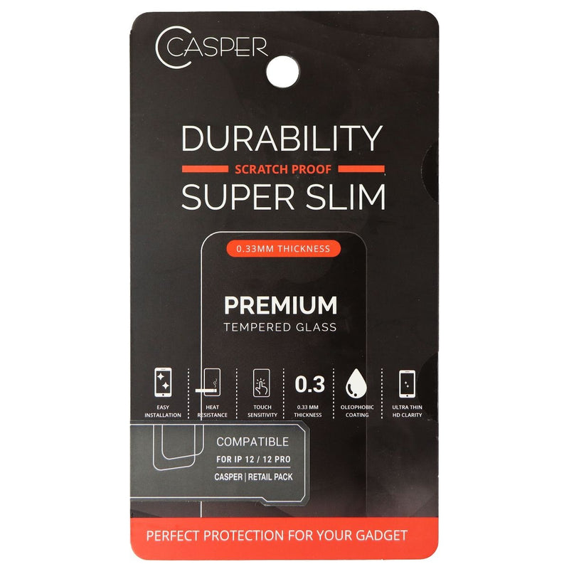 Casper Premium Tempered Glass Clear iPhone 12/12 Pro - Casper - Simple Cell Shop, Free shipping from Maryland!