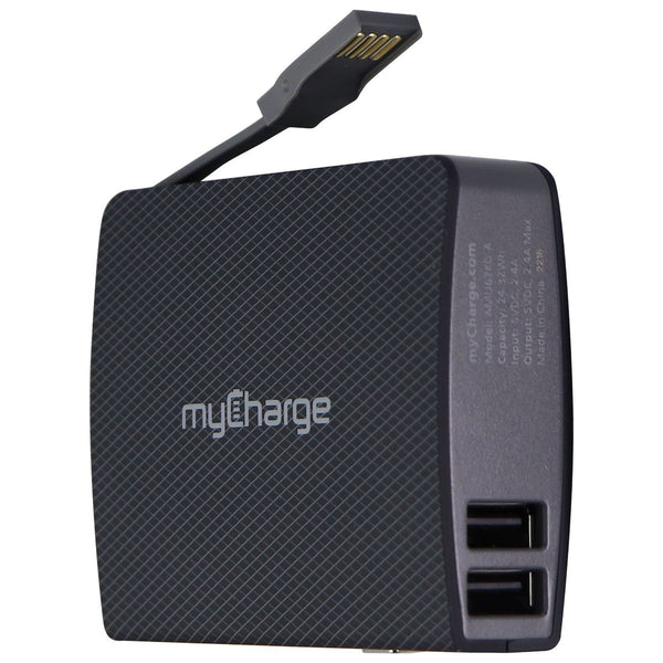 myCharge AMPMAX Portable 6,700mAh Dual USB Charger for Smartphones & More - Gray - myCharge - Simple Cell Shop, Free shipping from Maryland!